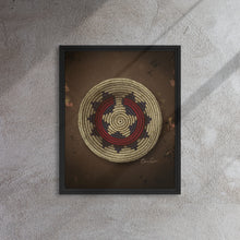 Load image into Gallery viewer, Navajo Wedding Basket Framed canvas