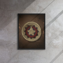 Load image into Gallery viewer, Navajo Wedding Basket Framed canvas