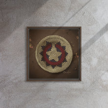 Load image into Gallery viewer, Navajo Wedding Basket Framed canvas